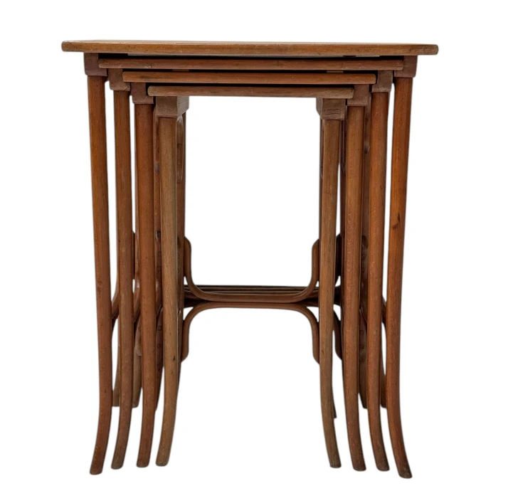 Vienna Secession Bentwood Nesting Tables by Michael Thonet for Thonet, 1900s